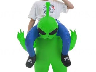 Disfraz Inflable para Adulto: Montando un Extraterrestre
