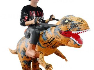 Disfraz Inflable para Adulto: Montando un T-Rex
