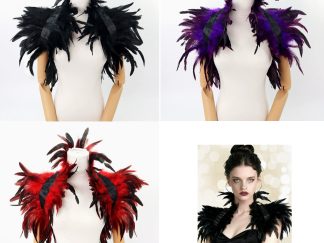 Accesorio para Fiesta: Chal de Plumas (+)