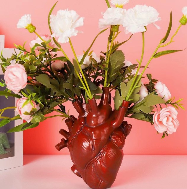 Decoración-Halloween: Florero Corazón