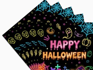 Decoración-Halloween: Servilleta Neón 20pcs