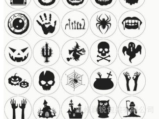 Sticket para Sellar Regalo Halloween 35pcs