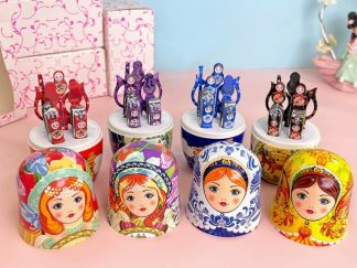 Kit para Manicura Muñeca Rusa 6pcs