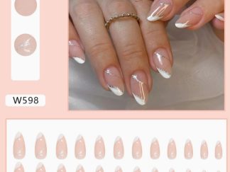 Uña Postiza W598# Francesas 24pcs