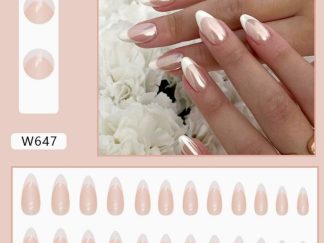 Uña Postiza W647# Francesas 24pcs