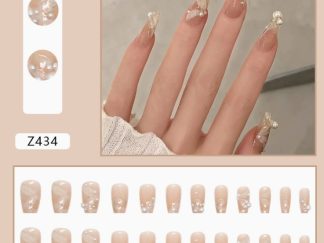 Uña Postiza Z434# Perlas 24pcs