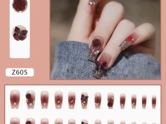 Uña Postiza Z605# Gradiente 24pcs