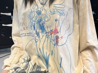 Ropa: Remera Mangas Largas Angel Fumando (+)