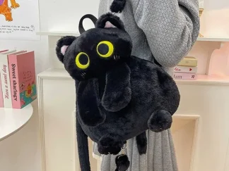 Mochila Muñeca Gato Negro