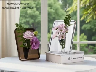 Decoración: Florero Espejo