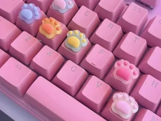 Pegatina para Teclado Huellas de Gato 6pcs